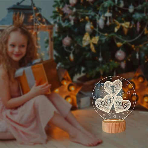 I Love You 3D Night Light
